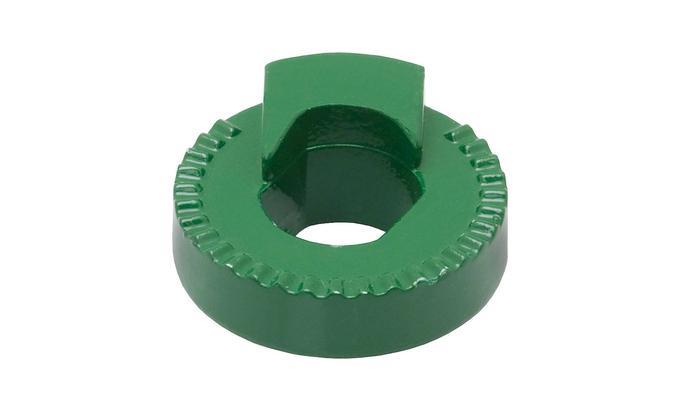 Шайба ліва установочна  (y34r85000) 8l, зелена для для вертикальных драпаутів втулок nexus, фото 1