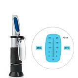 Рефрактометр для концентрації білка і сухих речовин в молоці 0-20 % RZ128, фото 4