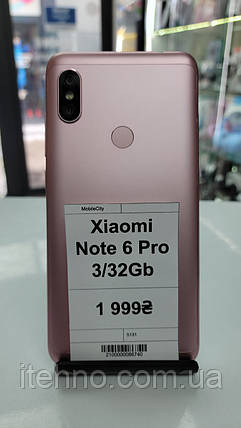 Б/в Xiaomi Redmi Note 6 Pro 3/32GB, фото 1