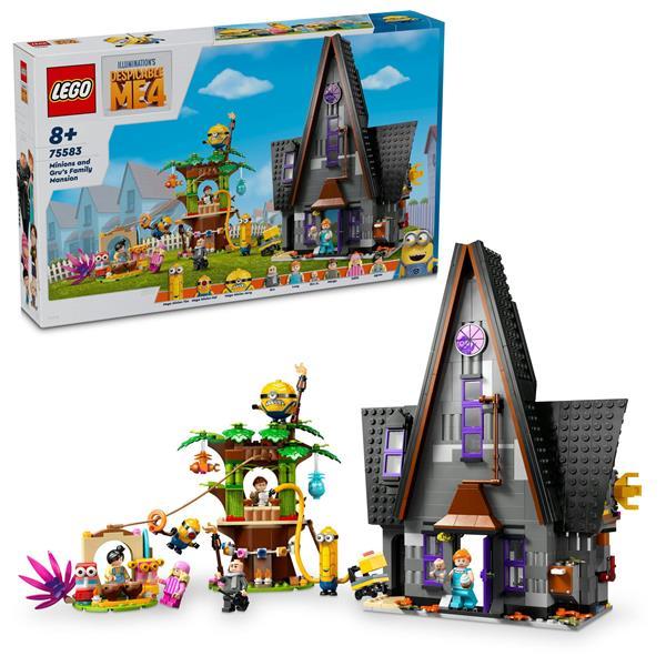 Конструктор LEGO Despicable Me 4 Родинний маєток Ґру й посіпак 868 деталей