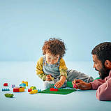 Конструктор LEGO DUPLO Зелена будівельна пластина 1 деталь, фото 9