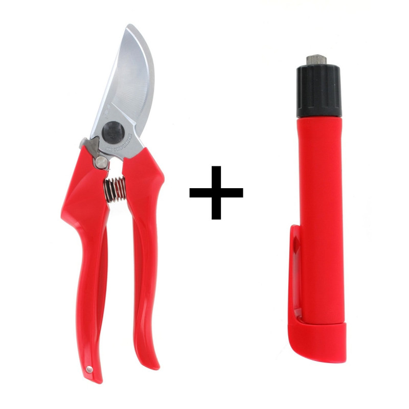 Набір секатор садовий ARS / АРС FB-8 + Точило діамантове (алмазне) ARS Pen, SD-95-PN (Японія)