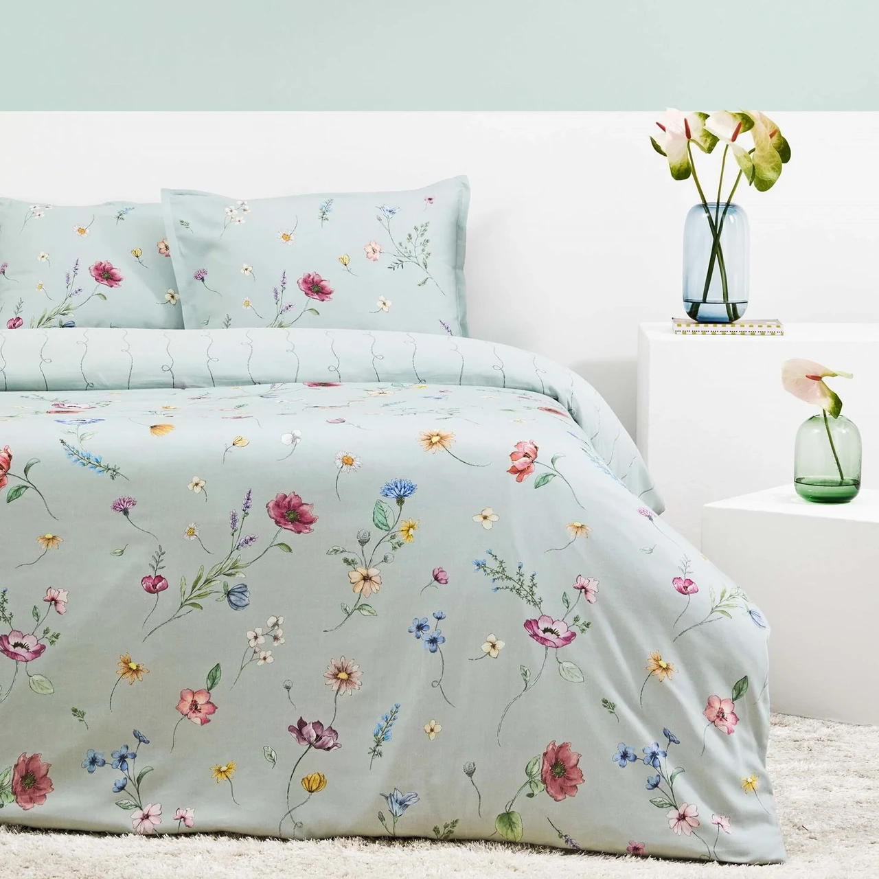 Постільна білизна TAC Reborn Organik Satin 200×220 см Solene, фото 1