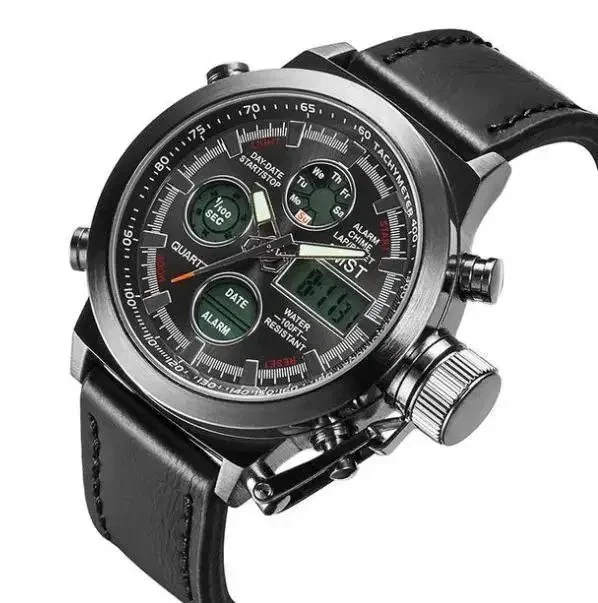 Чоловічий спортивний наручний годинник з хронографом AND-7 Jw