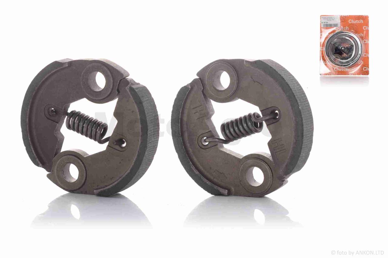 Колодки зчеплення коси D40.5 коротка пружина метал блістер, фото 1