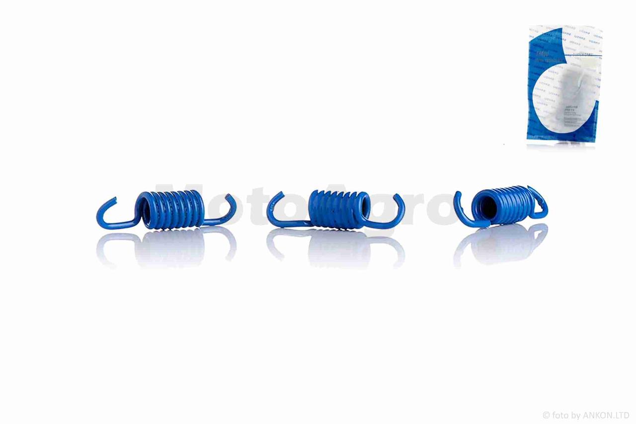 Пружини колодок зчеплення ямаху джог 3KJ 3шт "SAKOU" (сині), фото 1