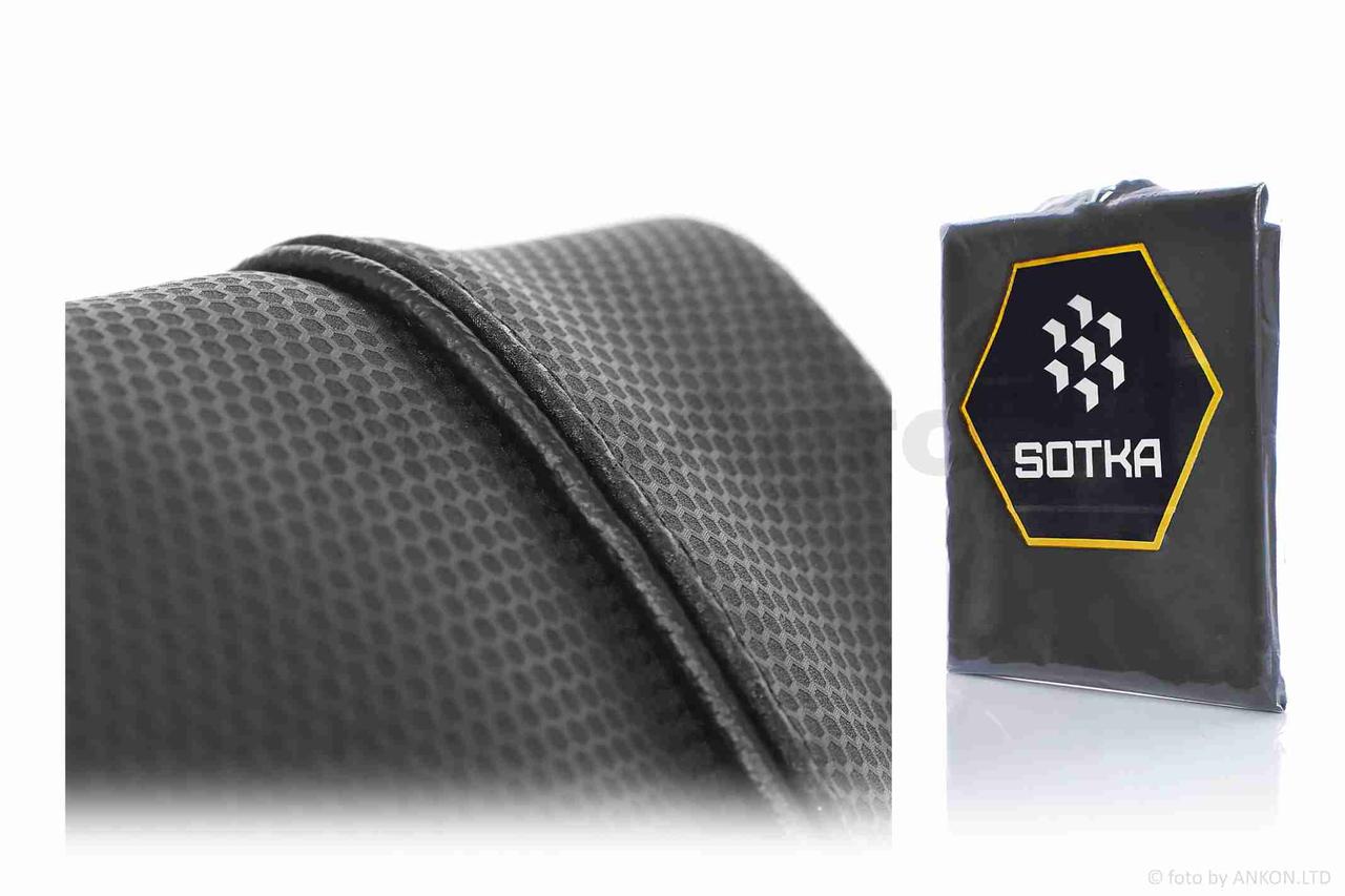 Чохол сидіння Honda BENLY 50 чорний чорний кант "SOTKA" (клас А), фото 1