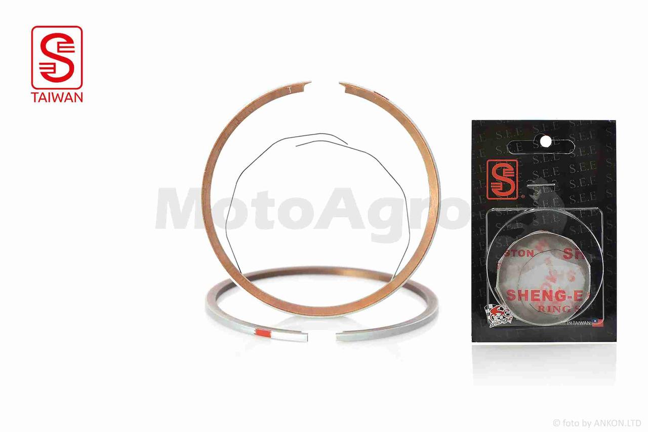 Кільця к-кт на скутер сузукі адреса летс +1.00 42.00 "SEE" (Sheng-E) ТАЙАНЬ (блістер), фото 1