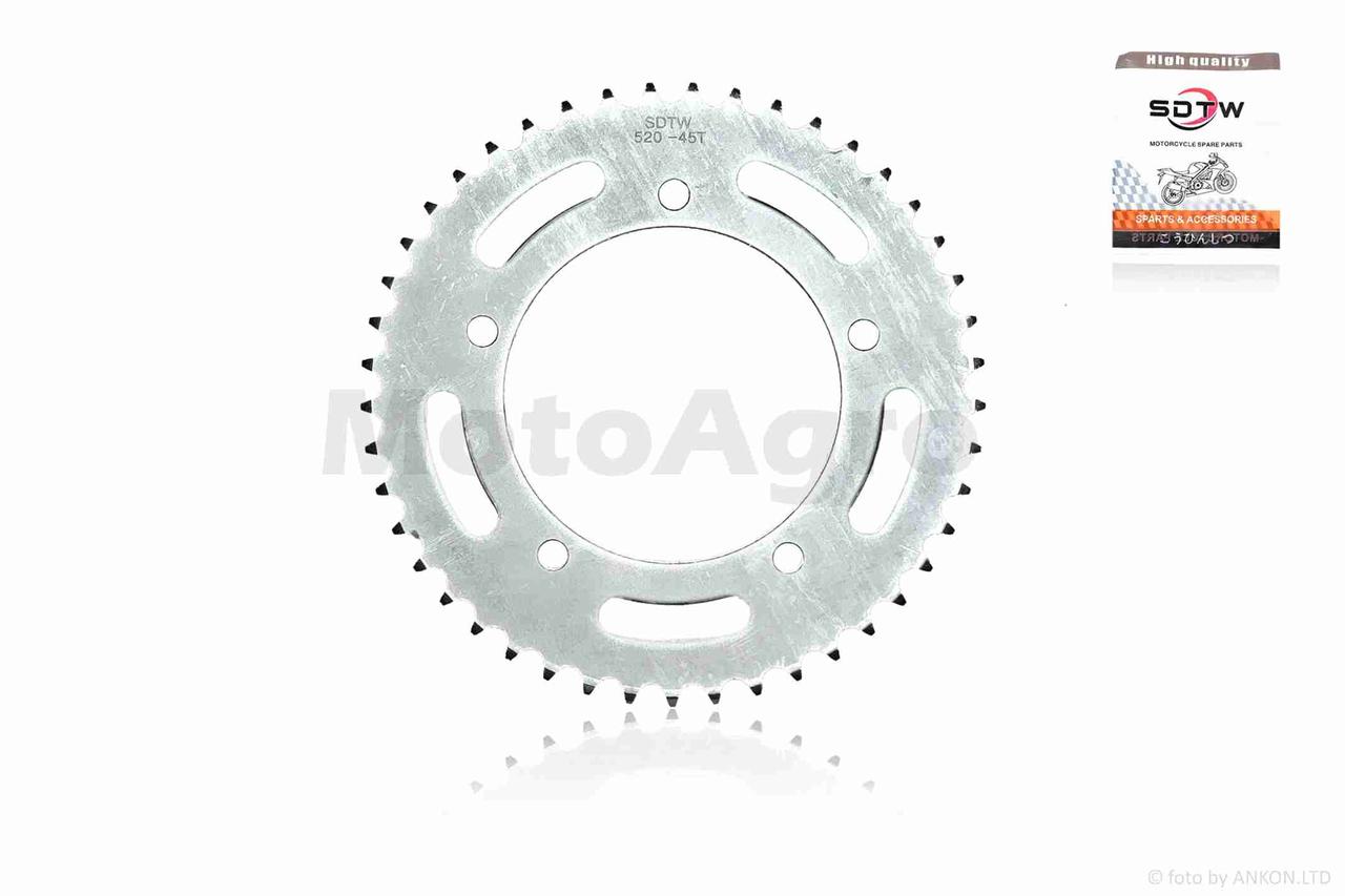 Зірка трансмісії задня 520-45T 5x88-142 d-125 D-233 "SDTW" (LX500/500R), фото 1