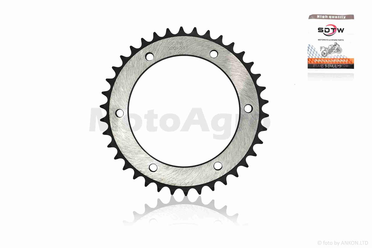 Зірка трансмісії задня 520-38T 6x75-150 d-130 D-200 "SDTW", фото 1