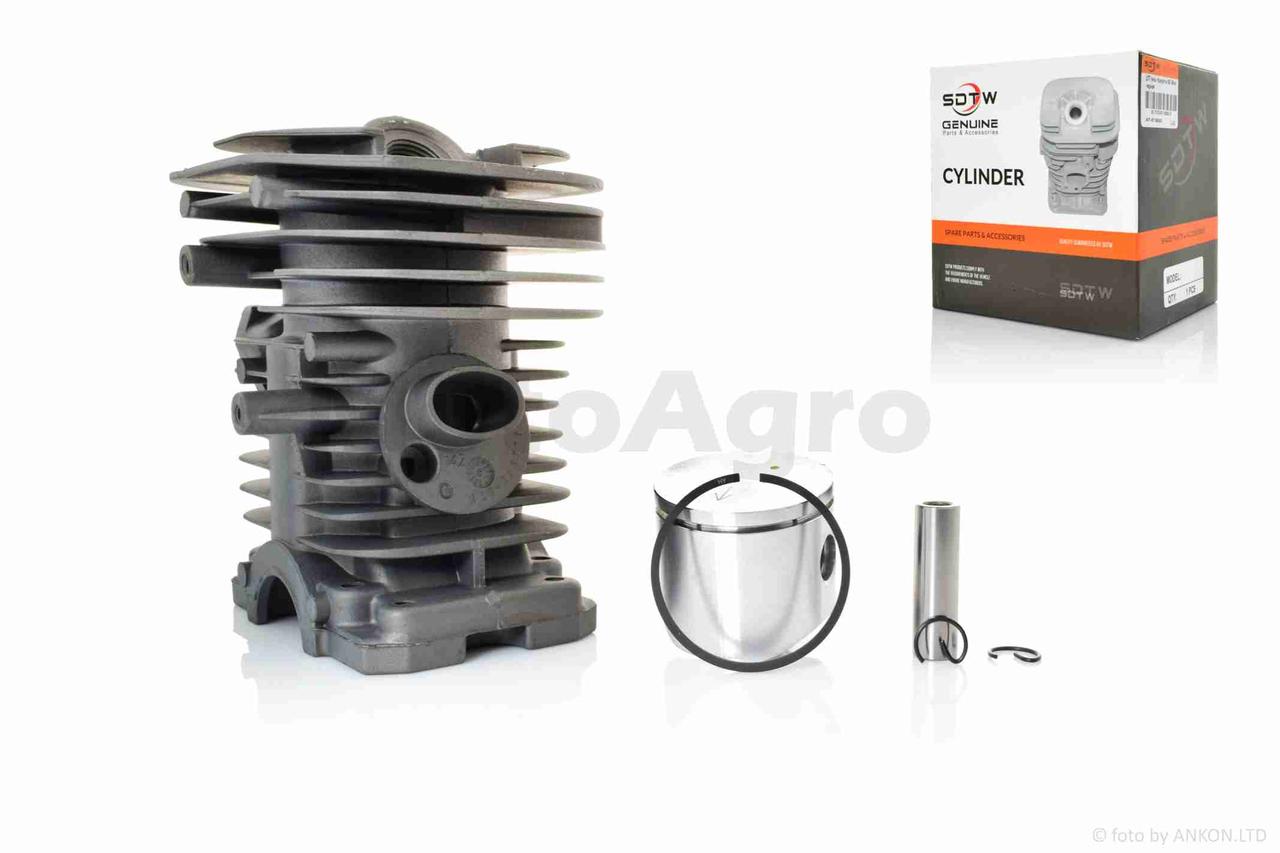 Поршнева циліндр у зборі пили Husqvarna 142 40mm чорна "SDTW" (клас A), фото 1
