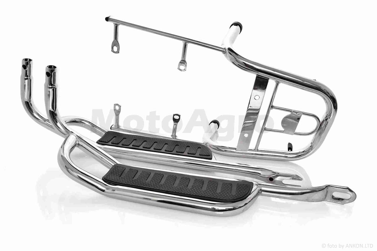 Багажник CG/CB + підніжки для пасажира, фото 1