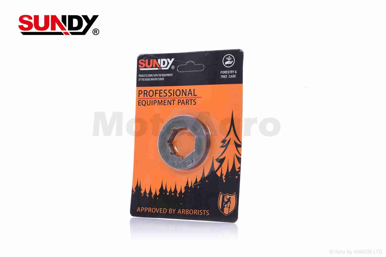 Зірка (вінець) ланцюга пили 3/8-7 d19 "SUNDY", фото 1