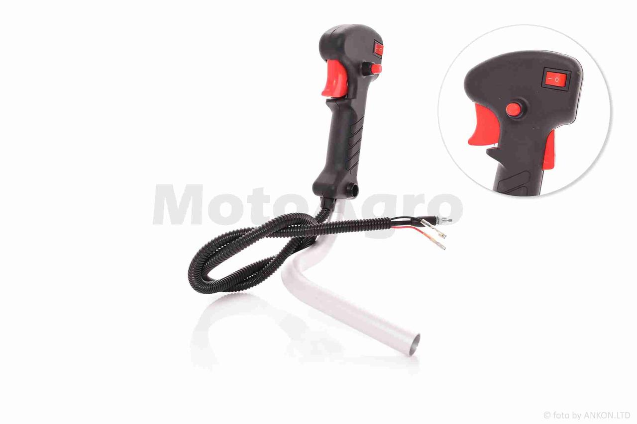 Ручка керма коси права (газу) + кермо (широка клавіша) 1, фото 1