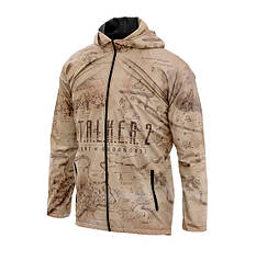 Куртка вітровка класична чоловіча «Мапа Зони. Сталкер 2: Серце Чорнобиля. Map Zone. S.T.A.L.K.E.R.2»