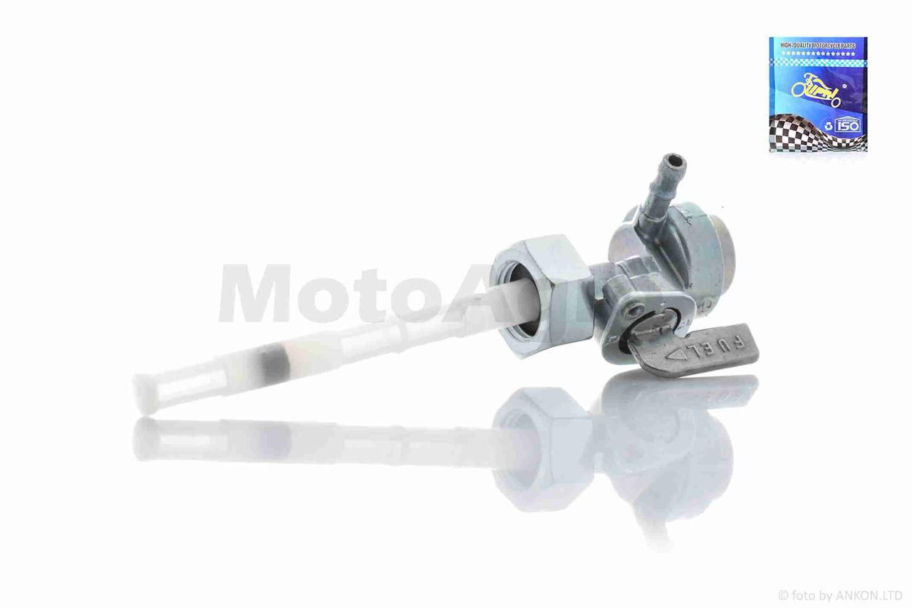 Паливний кран ручний TTR250Rb GS150 M16x1.5 штуцер праворуч відстійник "LIPAI", фото 1