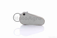 Чохол для ключів овальний SUZUKI (шкіра білий)