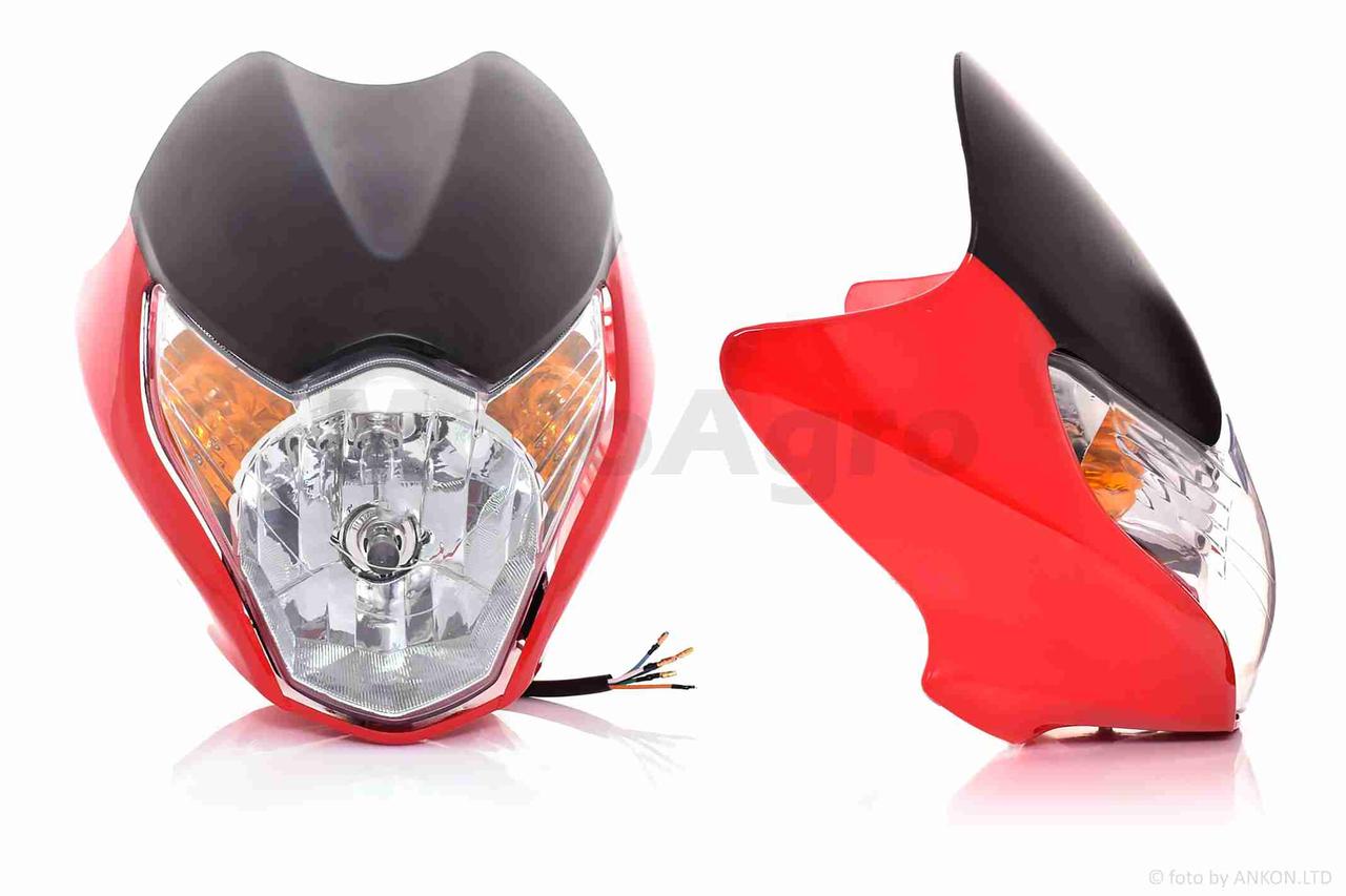 Обтічники з фарою HONDA CG150 TITAN MIX EX 2010 червоний, фото 1