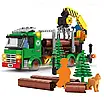 Захоплюючий іграшковий набір Дитячий конструктор Лісова техніка Машина лісоруба 274 деталі Декорації фігурка фігурка, фото 2