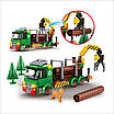 Захоплюючий іграшковий набір Дитячий конструктор Лісова техніка Машина лісоруба 274 деталі Декорації фігурка фігурка, фото 3