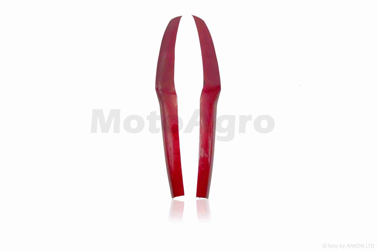 Пластик 1 пара червоний, фото 1