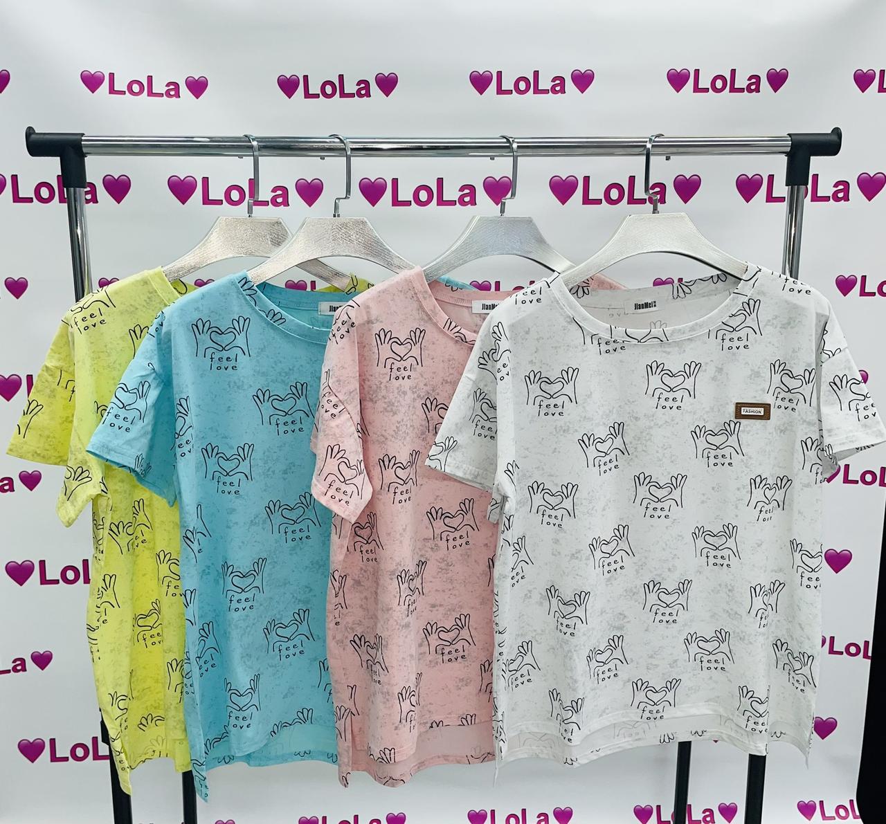 Футболка зі значком Fashion батал 50-52 універсальний мікс-колір Руки, фото 1