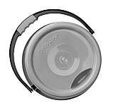 Відро пластикове 10 літрів Комфорт із кришкою сіре Ø 27.5 h=27 см (Горизонт), фото 4