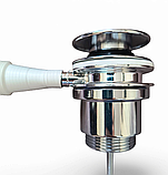 Перелив для умивальника з гофрованою трубкою та доним клапаном BANJO-POL2Klik, фото 4