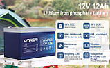 АКБ LiFePO4 12V, 12Ah, 153,6Wh,  BMS, 5000+ циклов зарядки, фото 10