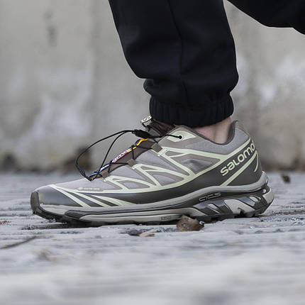 Зимові Чоловічі Кросівки Salomon XT-6 Advanced Gore-Tex Vintage / Саломон ХТ-6 Адванст Гор Текс Вінтаж Бежеві, фото 1