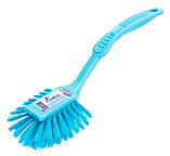 Щітка для миття посуду жорстка Люкс 20*5 см (ворс 3 см, 7 рядів) ZP-149 (ZAMBAK plastik), фото 2