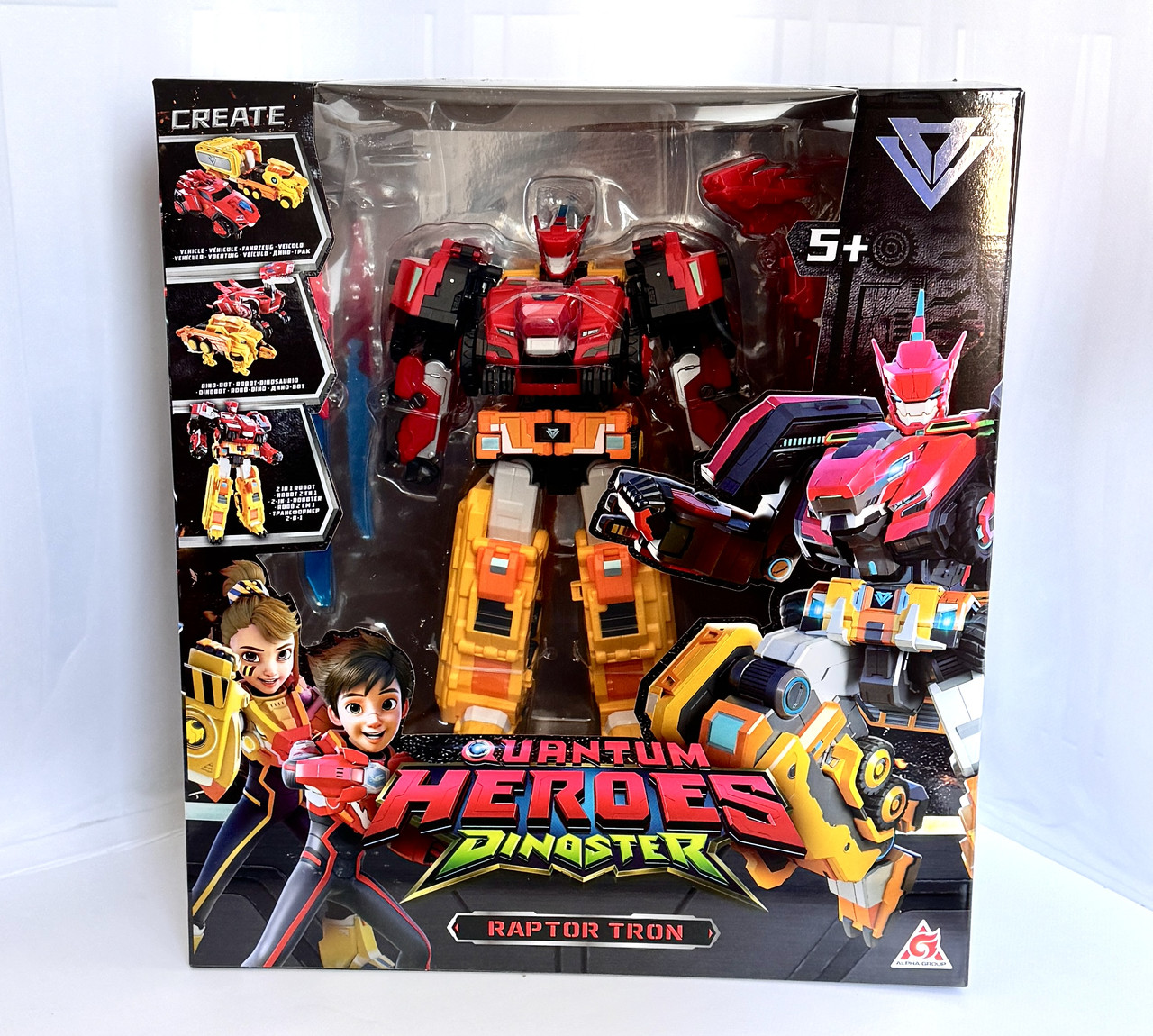 Ігровий набір з роботом-трансформером Dinoster Раптор Трон EU580801 , Міккі Маус, фото 1