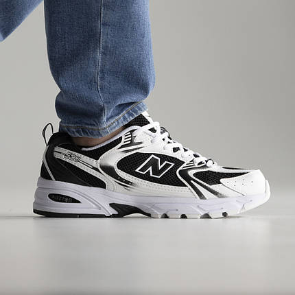 Кросівки New Balance 530 Black White / Нью Беланс 530 Чорні з Білим, фото 1