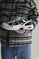 Кросівки New Balance 530 Black White / Нью Беланс 530 Чорні з Білим, фото 4