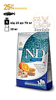 Farmina (Фарміна) N&D Cod, Spelt, Oats & Orange Adult Medium & Maxі сухий корм для собак середніх і великих порід 12 кг