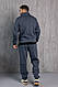 Зимовий спортивний костюм чоловічий на флісі без капюшону, фото 4