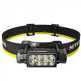 Налобний ліхтар Nitecore HC65  (USB Type-C) 2000люмен + Акумулятор 18650 Nitecore 3400 mAh, фото 3