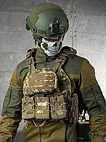 Военная плитоноска пиксель с подсумками, армейская плитоноска зсу, штурмовая плитоноска пиксель uy674