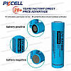 Акумулятор PKCELL Li-ion 18650 2600mAh 1 шт літій-іонний реальна ємність, фото 5