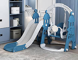 Дитячий ігровий комплекс 3в1 Terrio "Castle" Синій