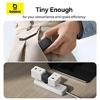 Мережевий зарядний пристрій Baseus Palm Fast Charger Type-C+USB 30W (With Cable Type-C to Type-C 60W 1m), фото 10