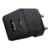 Мережевий зарядний пристрій Baseus Palm Fast Charger Type-C+USB 30W (With Cable Type-C to Type-C 60W 1m), фото 9
