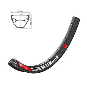 Обід 27.5" (584x22) DT Swiss 533D TLR 32-отв під диск чорний Art RPE53365032S026042