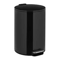 Кошик для педалей 12 літрів Чорний и Срібло