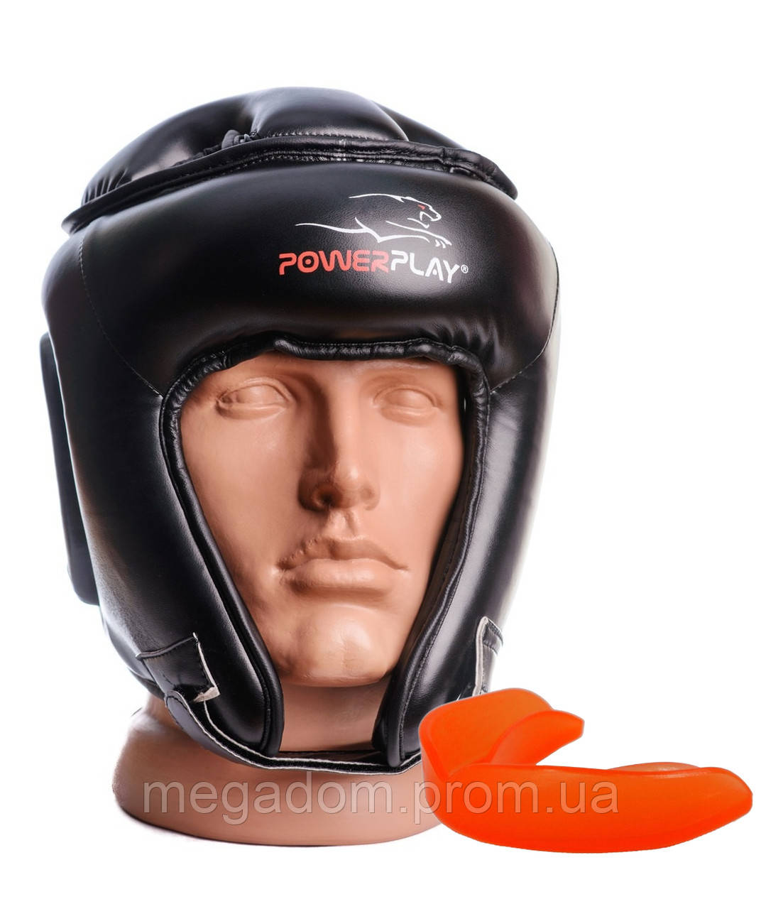 Боксерський шолом турнірний PowerPlay 3045 Чорний S, фото 1
