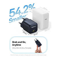 Мережевий зарядний пристрій Baseus PicoGo GaN Fast Charger Type-C 45W, фото 6