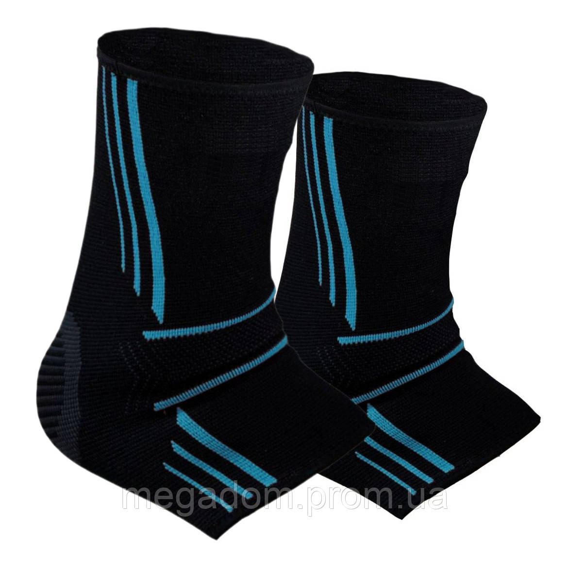 Бандажі на гомілкостоп Power System PS-6022 Ankle Support Evo Black/Blue (2шт.) XL, фото 1