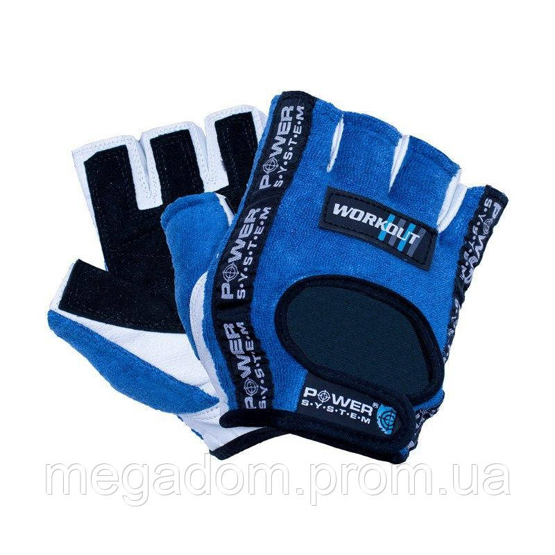 Рукавички для фітнесу Power System PS-2200 Workout Blue XXL, фото 1