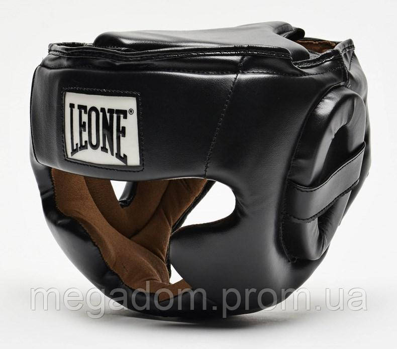 Боксерський шолом Leone Junior Black XS, фото 1