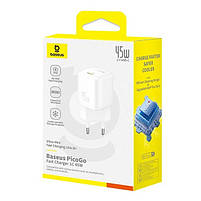 Мережевий зарядний пристрій Baseus PicoGo GaN Fast Charger Type-C 45W, фото 7